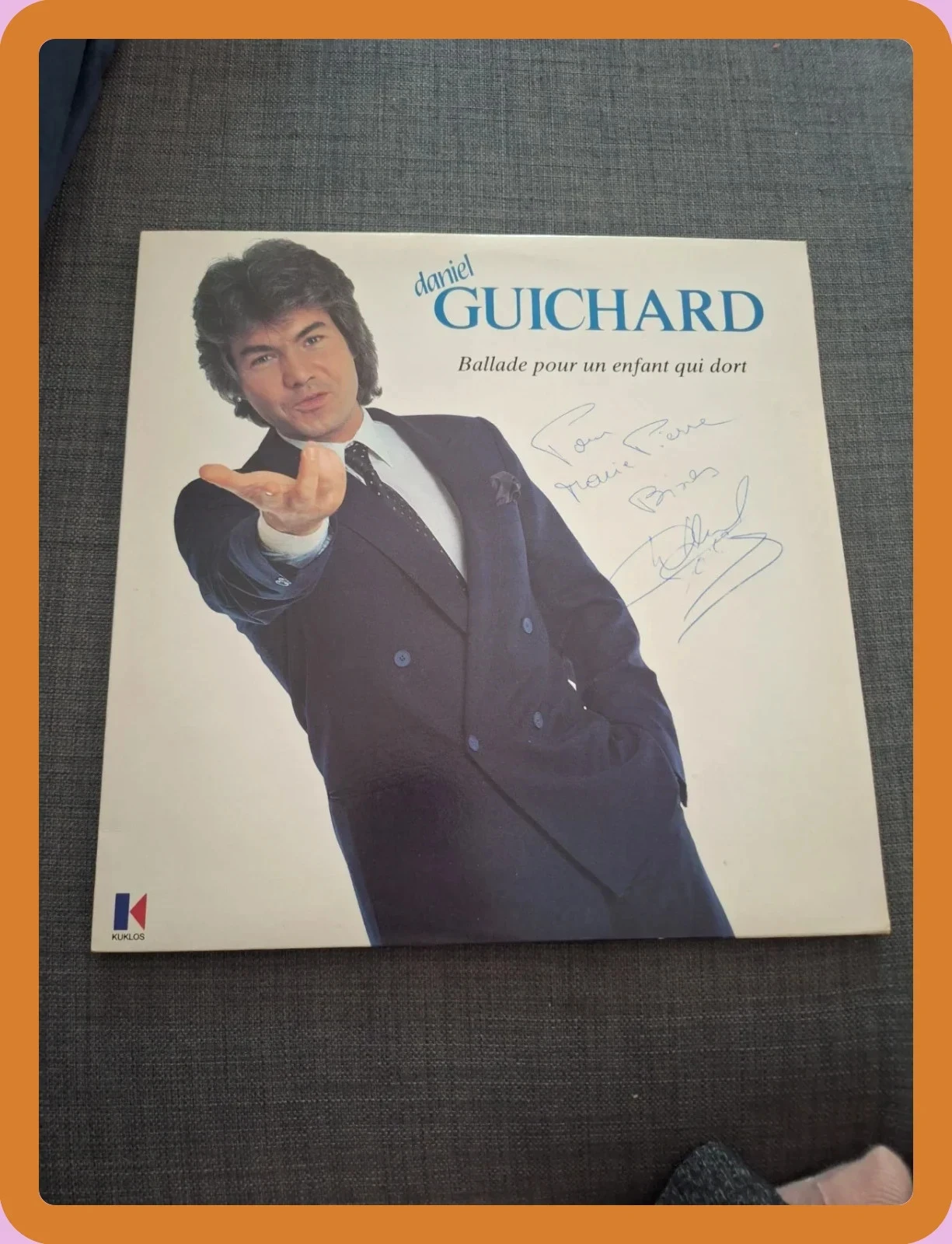 Vinyle 33T Daniel Guichard – Ballade Pour Un Enfant Qui Dort